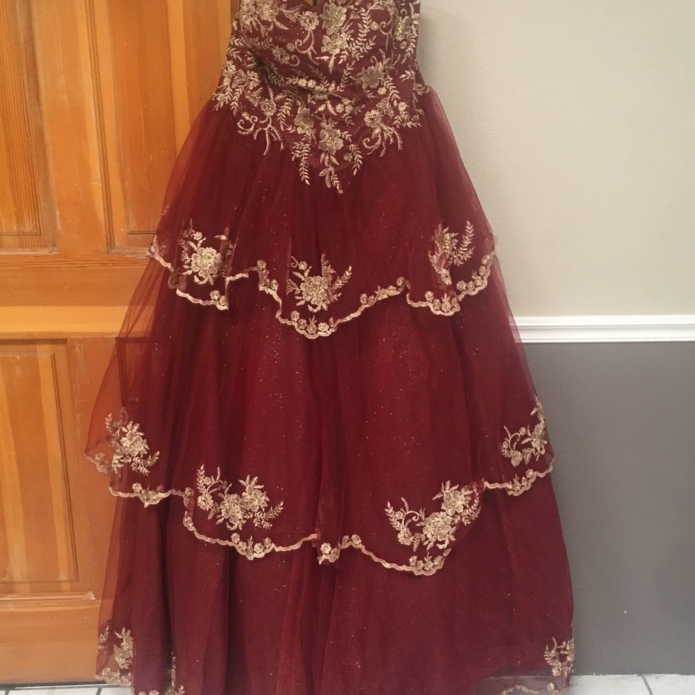 David’s Bridal 22w formal dress